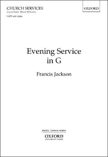 Jackson: Evening Service in G for SATB and organ (OUP DIGITAL)