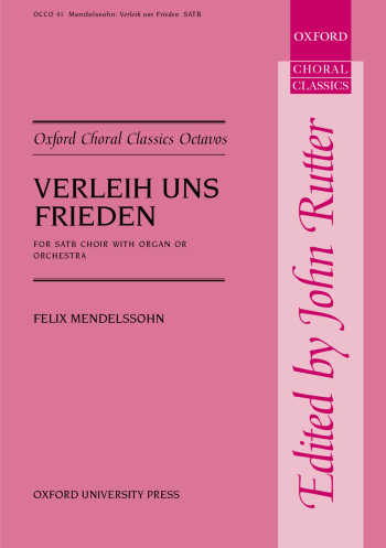 Rutter: Verleih Uns Frieden: Vocal SATB  (OUP) Digital Edition