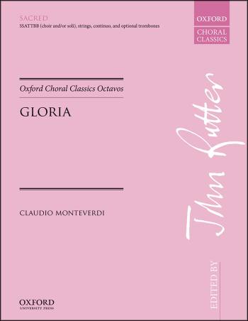 Monteverdi: Gloria: Vocal SSAATTBB  (OUP) Digital Edition