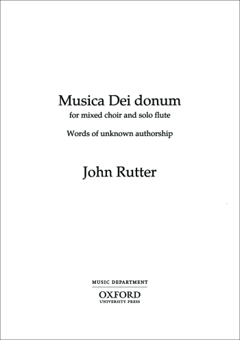Rutter: Musica Dei donum A choral song in praise of the power of music (OUP DIGITAL)