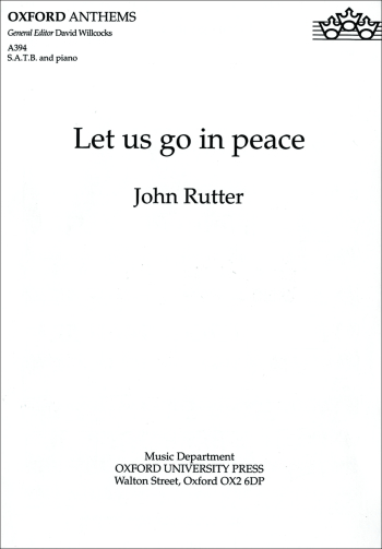 Rutter: Let Us Go In Peace: Vocal SATB  (OUP) Digital Edition