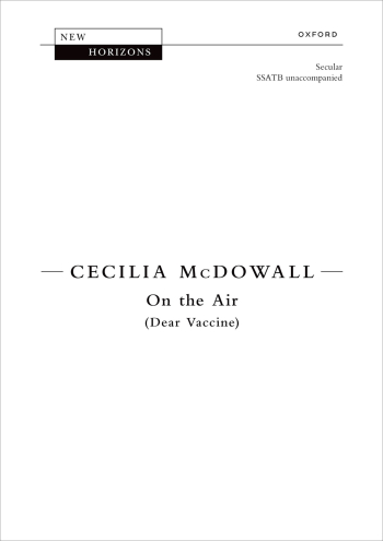 McDowall: On the Air for SSATB unaccompanied (OUP) Digital Edition