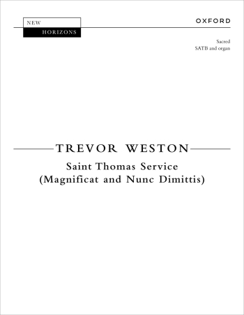 Weston: Saint Thomas Service for SATB and organ (OUP DIGITAL)