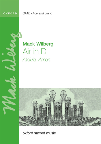 Wilberg: Air in D for SATB and piano or strings