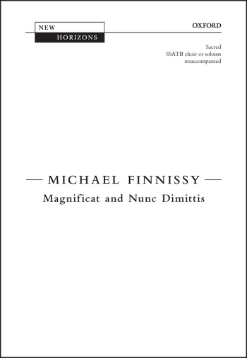 Finnissy: Magnificat And Nunc Dimittis For SSATB   (OUP) Digital Edition