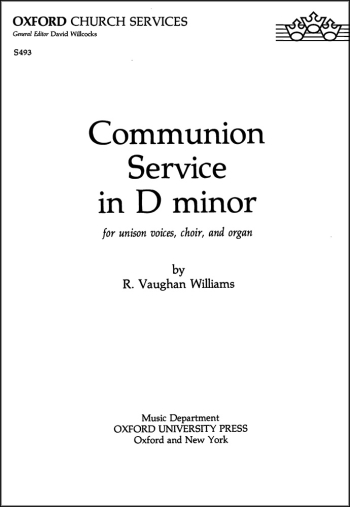 Vaughan Williams: Communion Service in D minor for unison voices, choir, and organ (OUP DIGITAL)