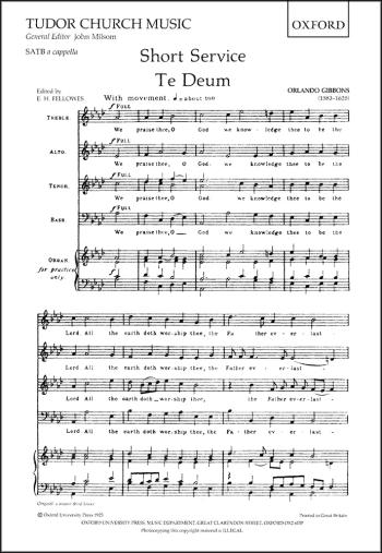 Gibbons: Short Service for SATB unaccompanied (OUP DIGITAL)
