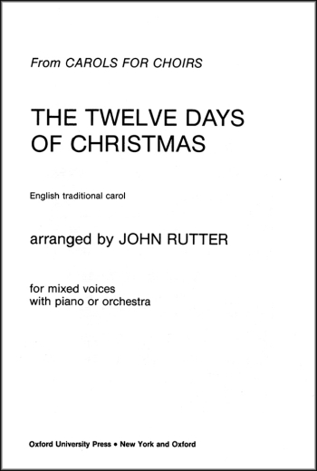 Rutter: The Twelve Days Of Christmas For SATB Percussion Part (OUP DIGITAL)