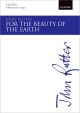 Rutter: For The Beauty Of The Earth: TTBB & Piano/organ/small Orchestra (OUP) Digital Edition