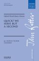 Quick! We have but a second for SATB unaccompanied (OUP) Digital Edition