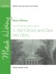 Wilberg: We'll shout and give him glory for SATB and piano (4 hands)  (OUP) Digital Edition