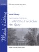 Wilberg: We'll shout and give him glory for TBB chorus and piano four-hands  (OUP) Digital Edition