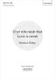 Daley: O ye who taste that Love is sweet for SATB unaccompanied (OUP) Digital Edition