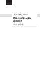 McDowall: Three Songs after Schubert Commissioned by Roderick Williams (OUP DIGITAL)