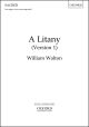 Walton: A Litany for four upper voices, unaccompanied (OUP) Digital Edition