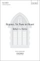 Harris: Rejoice, ye pure in heart for SATB unaccompanied. (OUP) Digital Edition