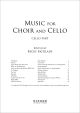Music For Choir And Cello For SATB: Solo Cello Part (OUP DIGITAL)