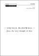 McDowall: Jesu, the very thought of thee for SSAATTBB and organ (OUP) Digital Edition