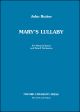 Rutter: Mary's Lullaby For SATB And Piano: Full Score (OUP DIGITAL)