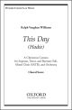 Vaughan Williams: Hodie (This Day) A cantata for soprano, tenor, and baritone  (OUP DIGITAL)