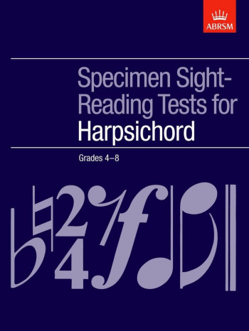 ABRSM: Specimen Sight-reading Tests: Harpsichord Grade 6 - 8