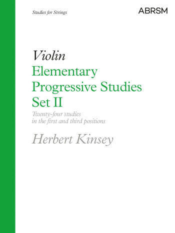 Elementary Progressive Studies Set II Violin (ABRSM)