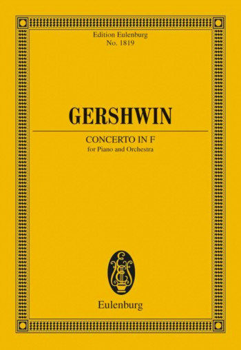 Concerto In F: Miniature Score