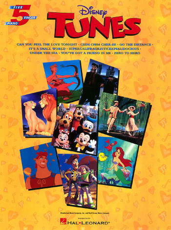 Disney Tunes 5 Finger Piano - 8 Favorites
