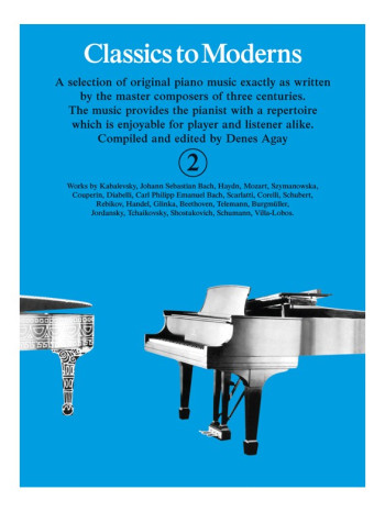 Classics To Moderns Book 2 For Piano