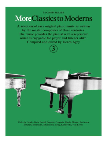 More Classics To Moderns Book 3 For Piano