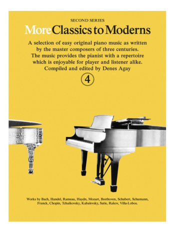 More Classics To Moderns Book 4 For Piano