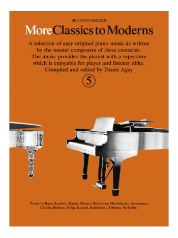 More Classics To Moderns Book 5 For Piano