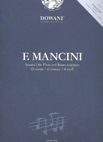 Sonata D Minor Flute Book & CD  (Dowani)