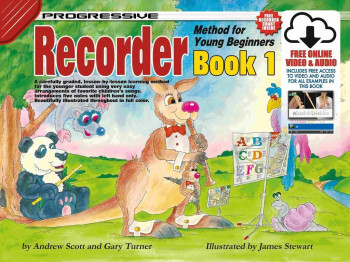 Progressive Recorder Method For Young Beginner Book 1
