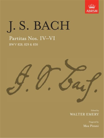 Partitas Nos.IV-VI: Piano (ABRSM)
