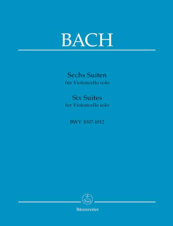 6 Cello Suites Bwv10071012: Cello Solo (Barenreiter)
