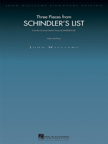 Schindlers List - Three Pieces From: Violin & Piano (williams)