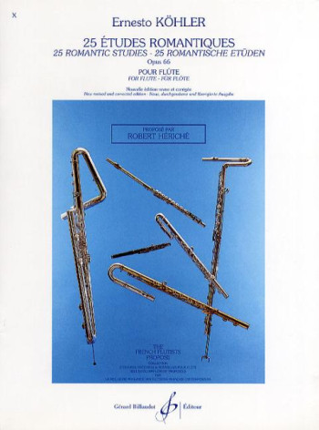25 Etudes Romantique Op.66: Flute: Studies