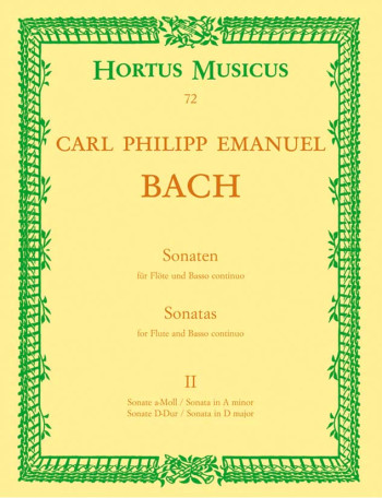 2 Sonatas: A min & D Major: Flute & Piano (Hortus Musicus)