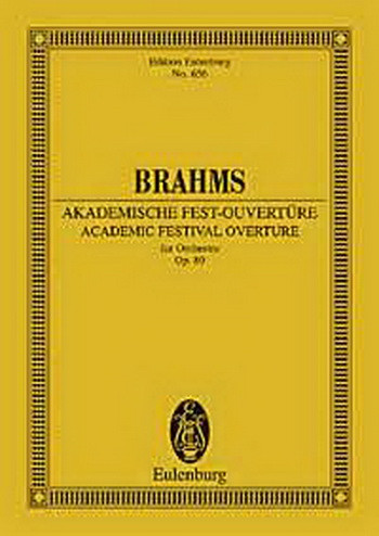 Academic Festival Overture: Miniature Score  (Eulenburg)