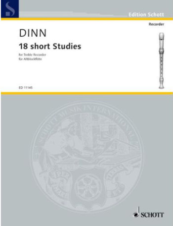 18 Short Etudes: Treble Recorder Studies (Schott)