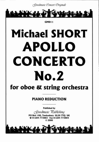 Apollo Concerto No2 Oboe Score Orchestra: Oboe And Piano