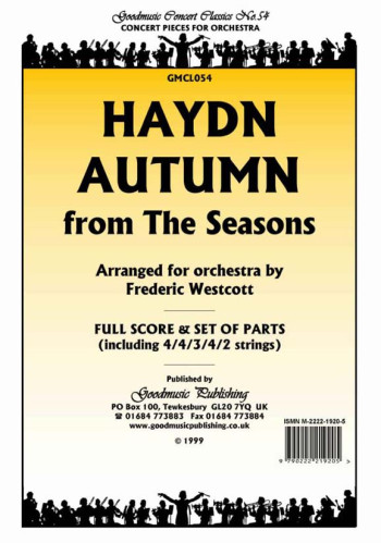 Autumn From The Seasons Orchestra Score And Parts