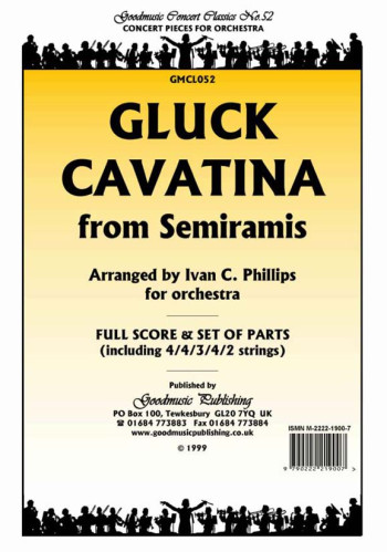 Cavatina From Semiramis Orchestra Score And Parts
