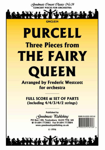 3 Pieces From The Fairy Queen Orchestra Score And Parts