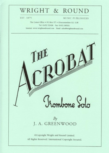 Acrobat The: Trombone & Piano