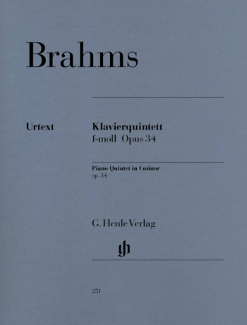 Piano Quintet In F Minor: Piano Quintet: Score and Parts  (Henle)
