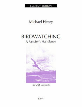 Birdwatching: Clarinet Quartet Score & Parts (Emerson)