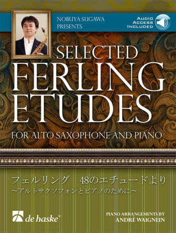 Selected Ferling Studies: Alto Saxophone & Piano: Book & Audio Online(Nubuya Sugawa)