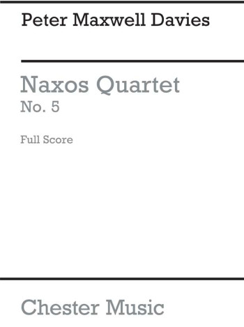 Naxos Quartet No 5: Lighthouses Of Orkney and Shetland: Miniature Score